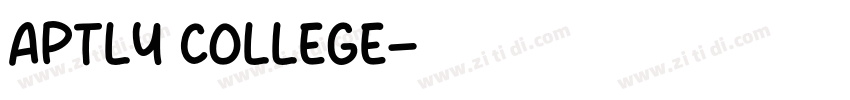 Aptly College字体转换
